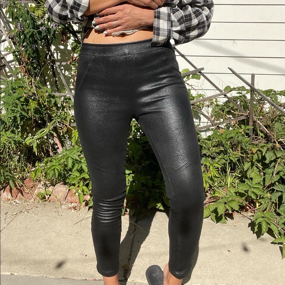 Free people suede feel leggings